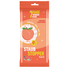 Вологі серветки Poliboy Dust Stopper Peach з антистатичним ефектом, 24 шт